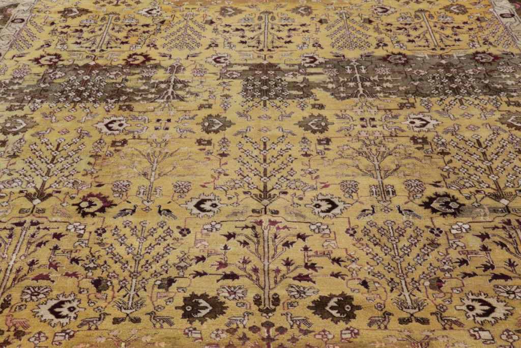 Antique Agra Floral Rug