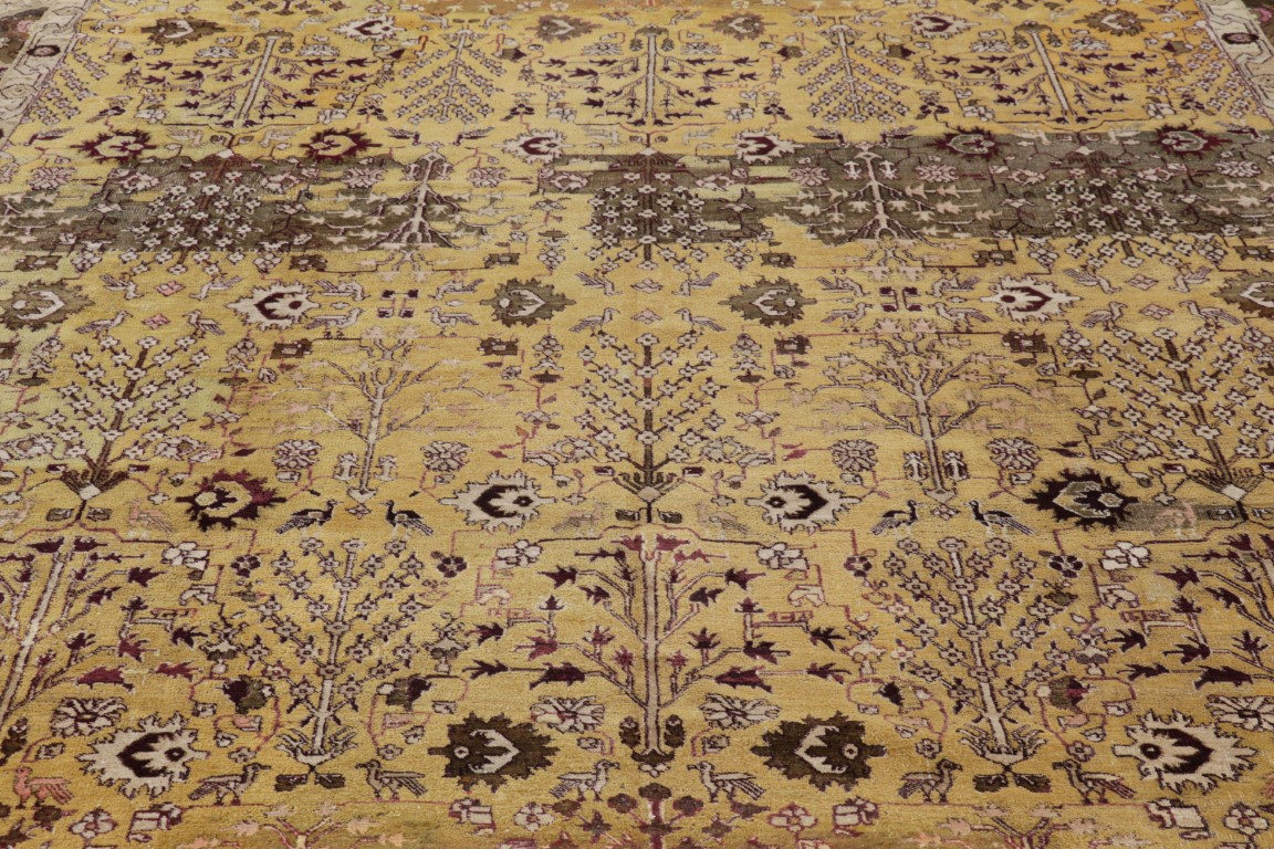 Antique Agra Floral Rug