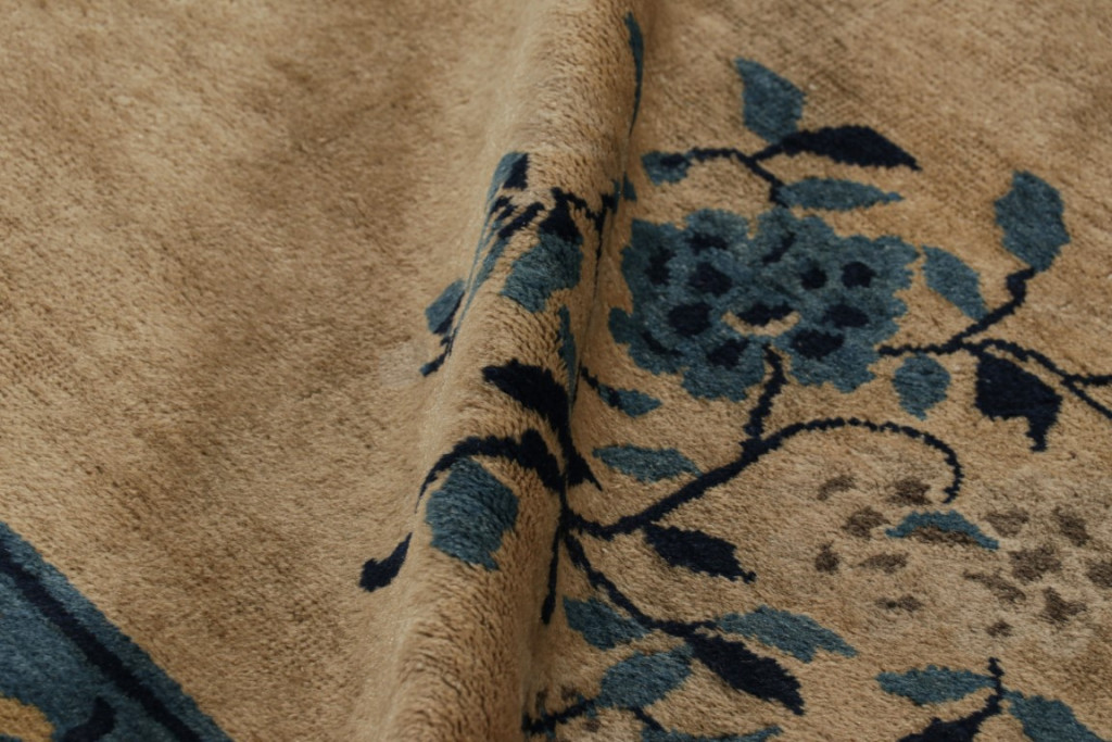 Antique Chinese Floral Peking Rug