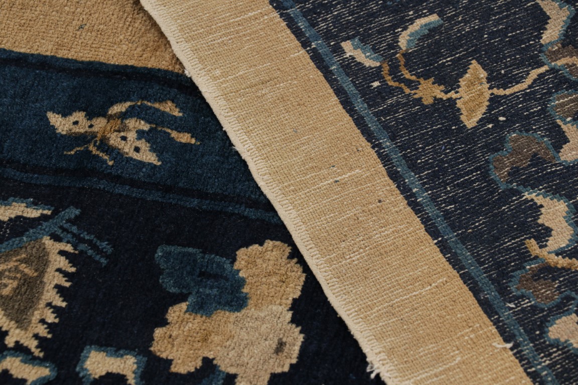 Antique Chinese Floral Peking Rug