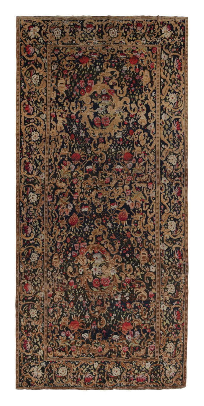 Antique Karabagh Floral Rug