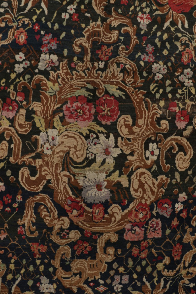 Antique Karabagh Floral Rug