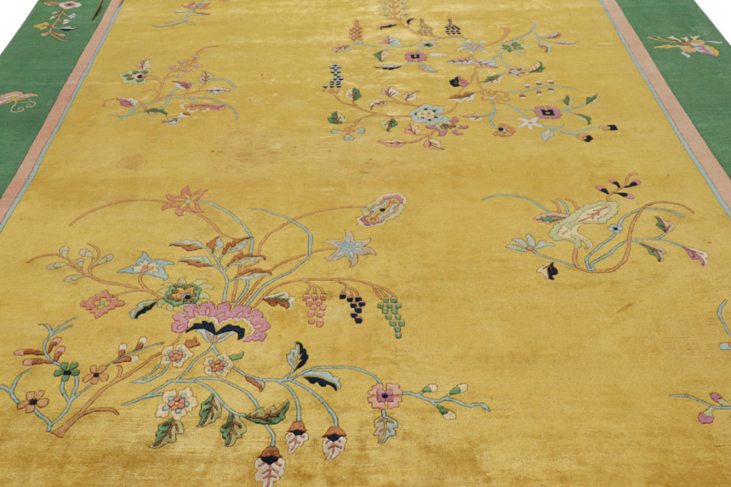 Antique Chinese Art Deco Rug