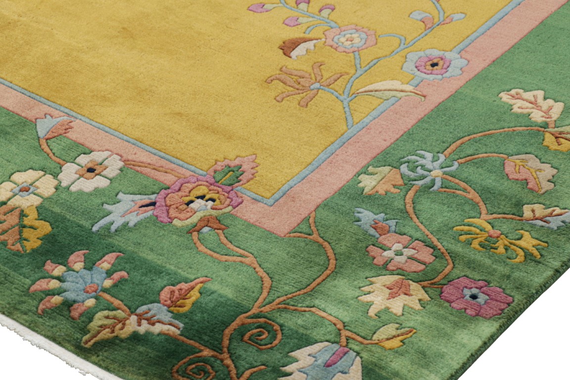 Antique Chinese Art Deco Rug