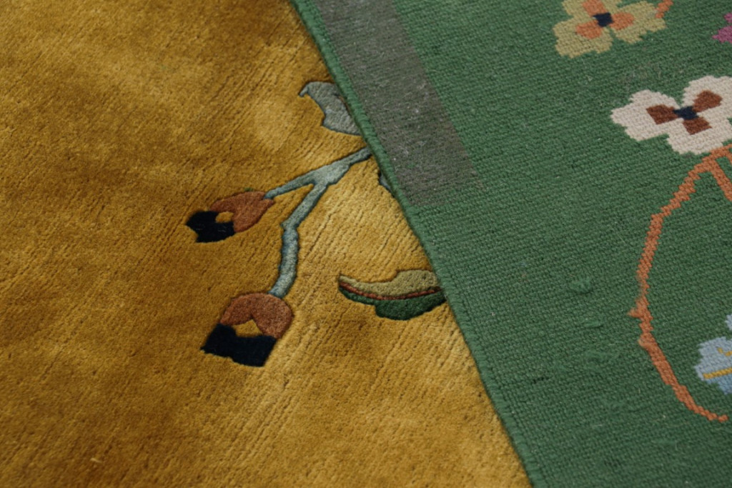 Antique Chinese Art Deco Rug