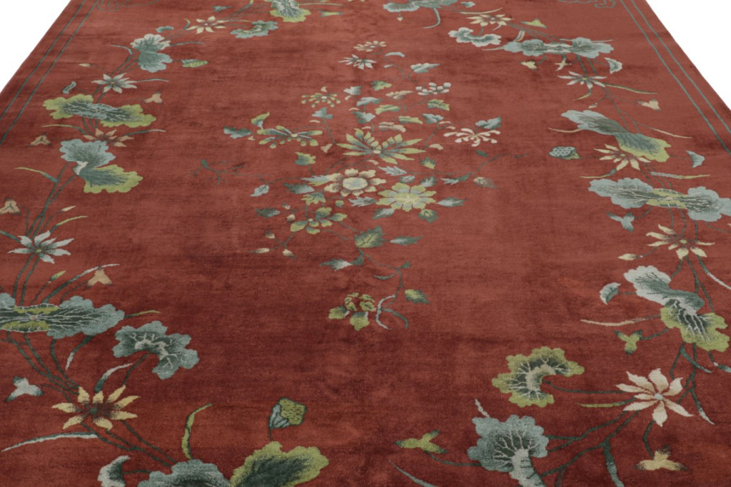 Antique Chinese Art Deco Rug