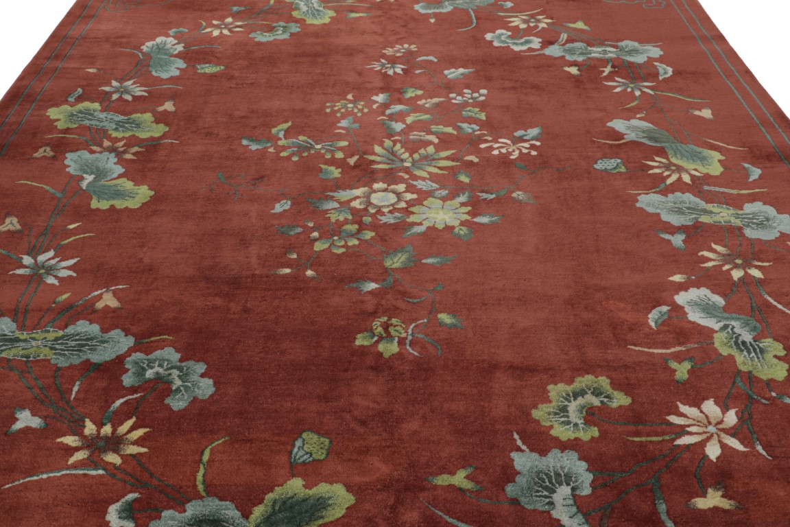 Antique Chinese Art Deco Rug