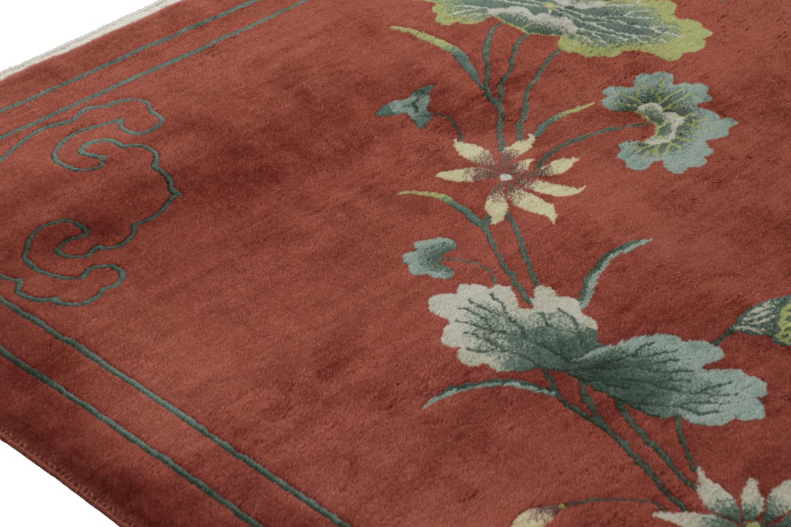 Antique Chinese Art Deco Rug