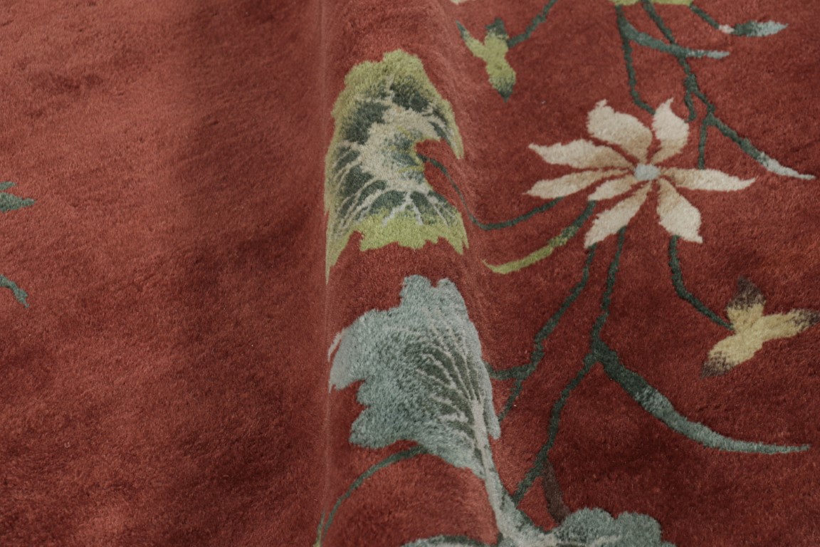 Antique Chinese Art Deco Rug