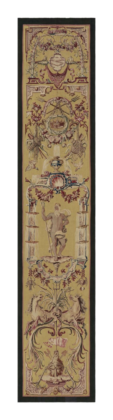 Antique Gobelins Pictorial Tapestry