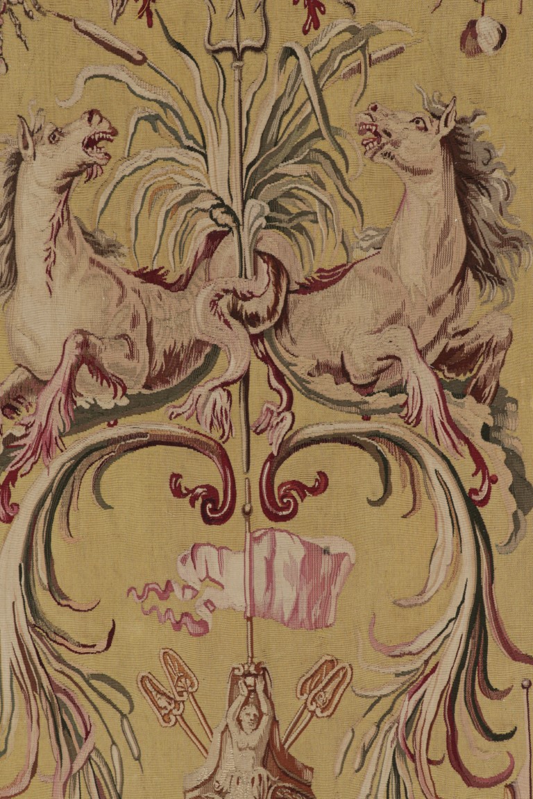 Antique Gobelins Pictorial Tapestry