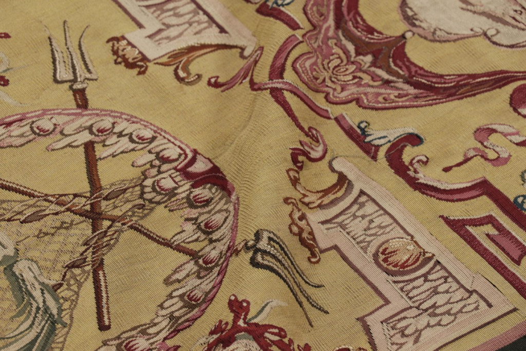Antique Gobelins Pictorial Tapestry