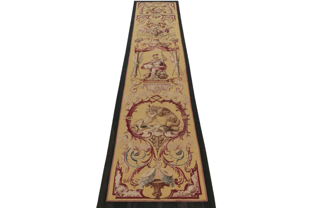 Antique Gobelins Pictorial Tapestry