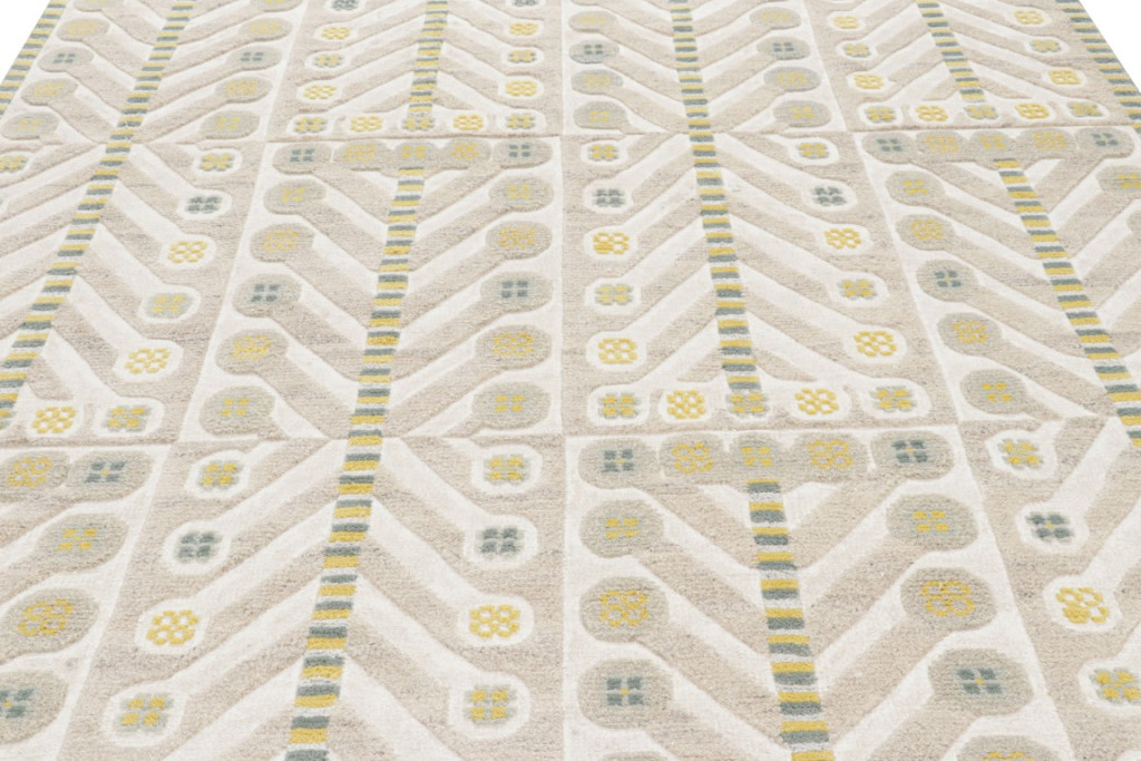 Modern Scandinavian Geometric Rug