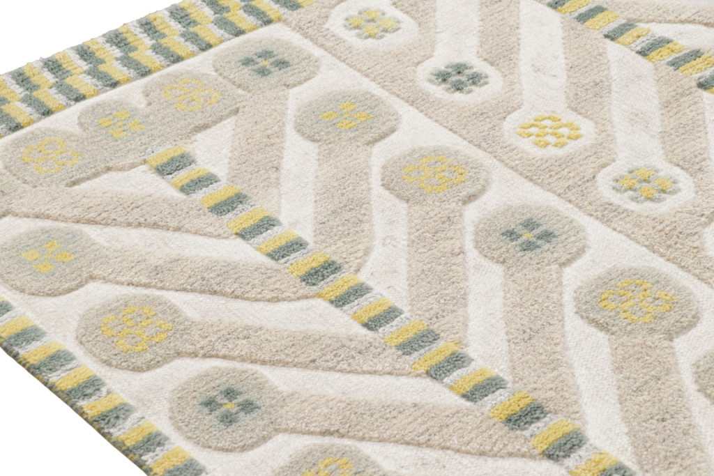Modern Scandinavian Geometric Rug