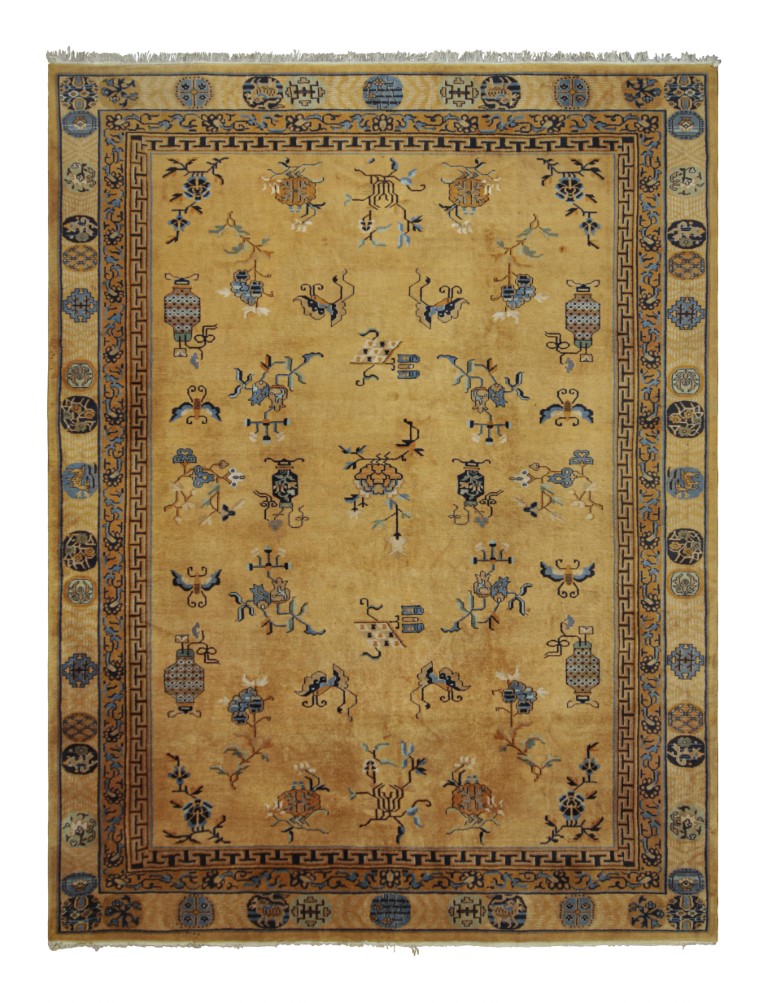 Antique Samarkand Floral Rug