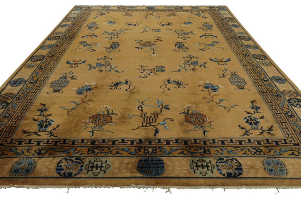Antique Samarkand Floral Rug