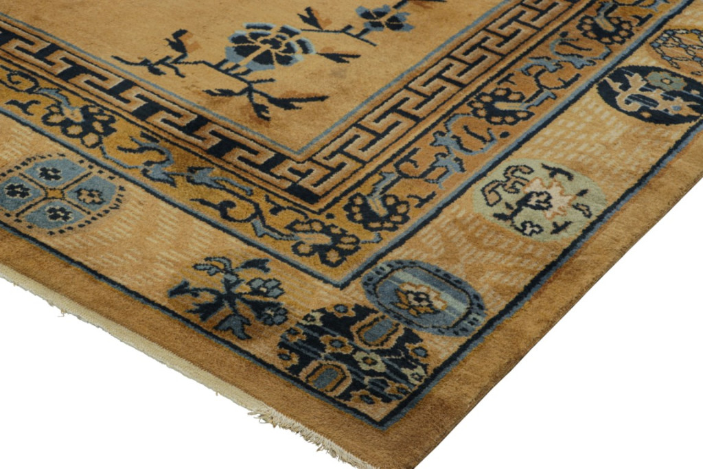 Antique Samarkand Floral Rug