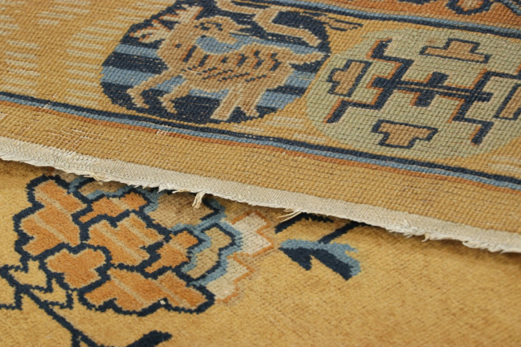 Antique Samarkand Floral Rug
