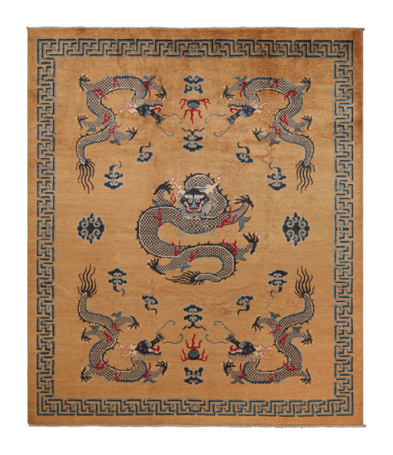 Chinese Pictorial Dragon Rug