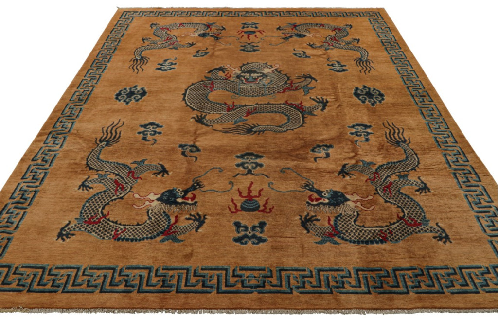 Chinese Pictorial Dragon Rug