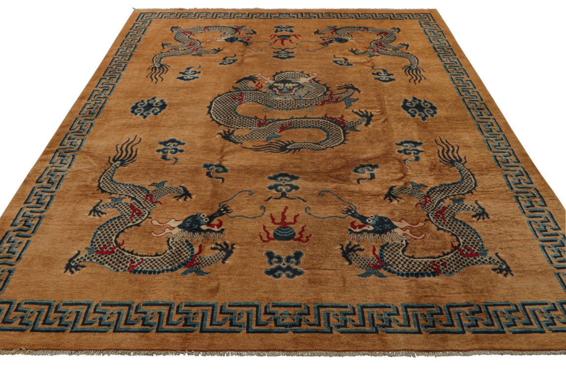 Chinese Pictorial Dragon Rug