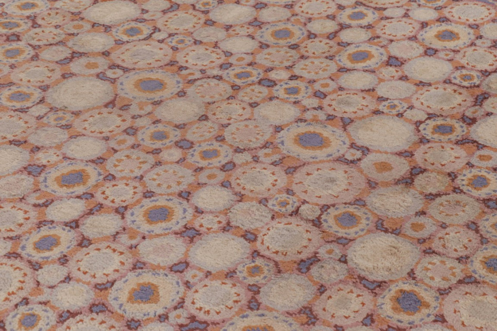 Oversized Antique Savonnerie French Deco Rug