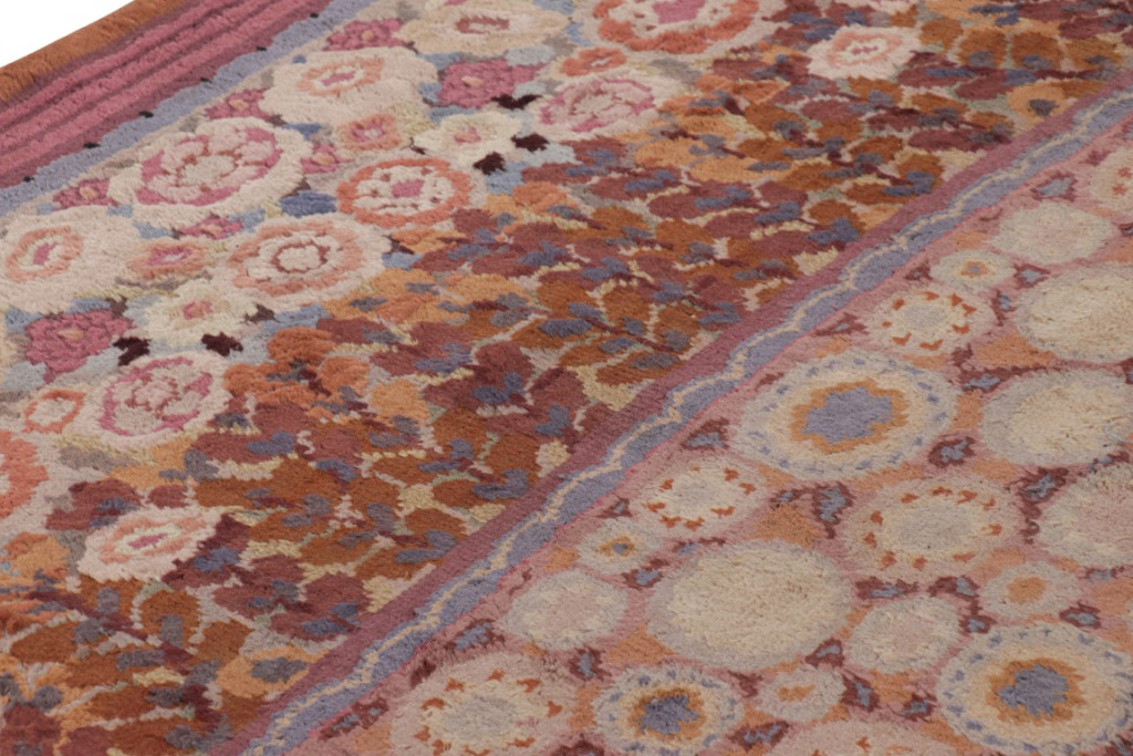 Oversized Antique Savonnerie French Deco Rug