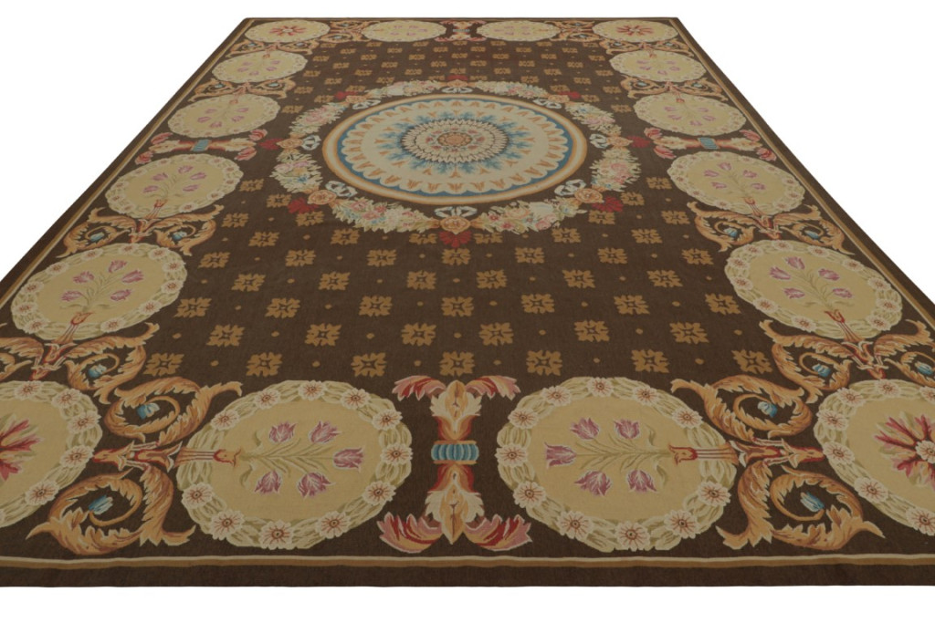 Antique French Aubusson Rug