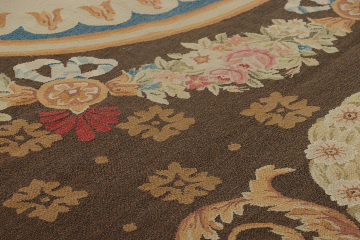 Antique French Aubusson Rug
