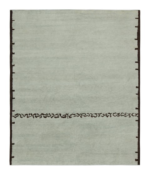 Modern rug in Blue