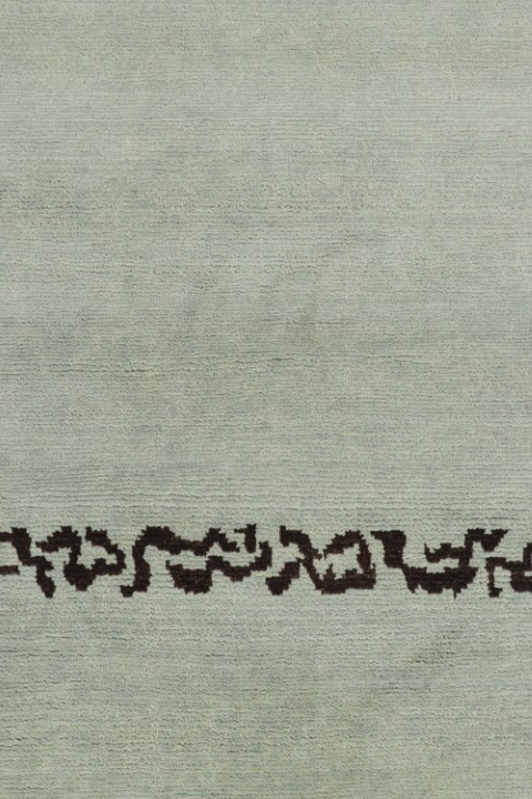 Modern rug in Blue