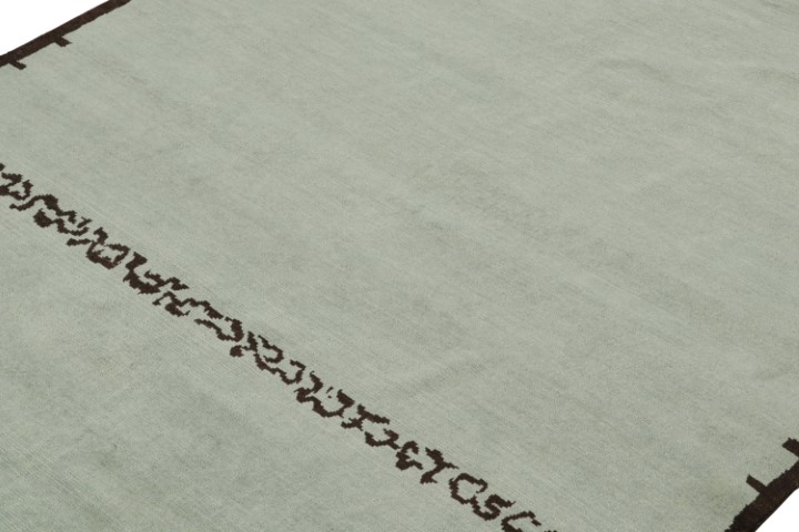 Modern rug in Blue