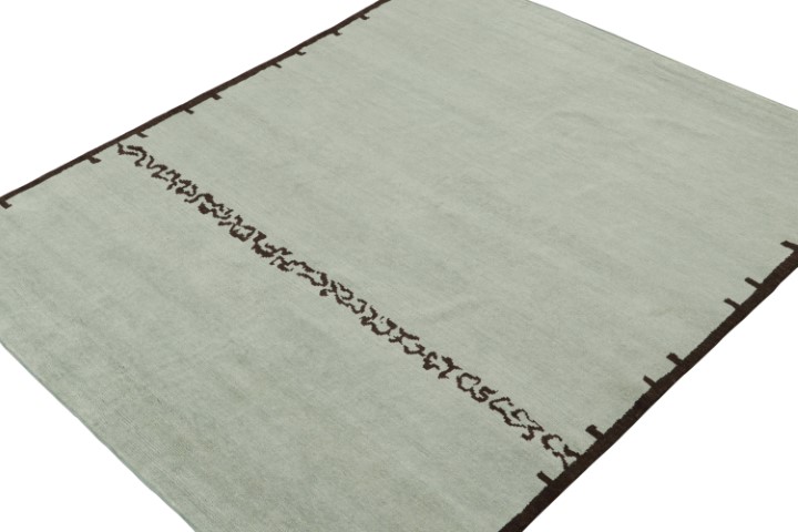 Modern rug in Blue