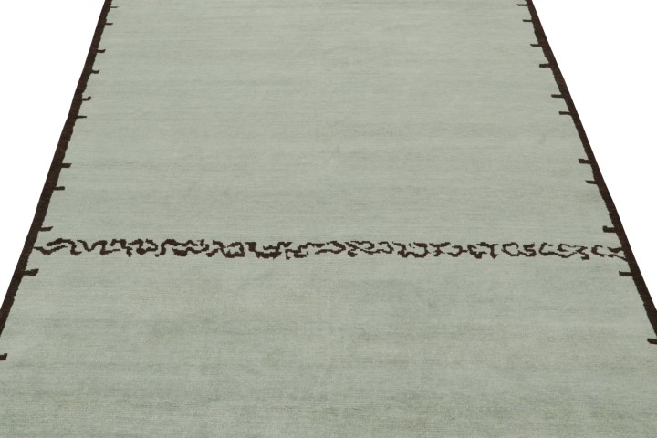Modern rug in Blue