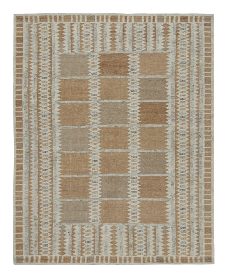 Scandinavian Custom Rug Design with Geometric Patterns