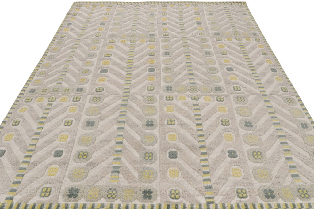 Scandinavian Rug with Geometric Patterns