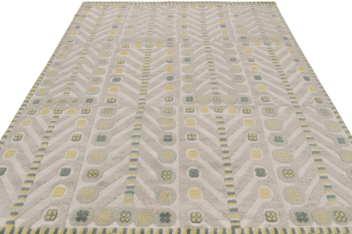 Scandinavian Rug with Geometric Patterns