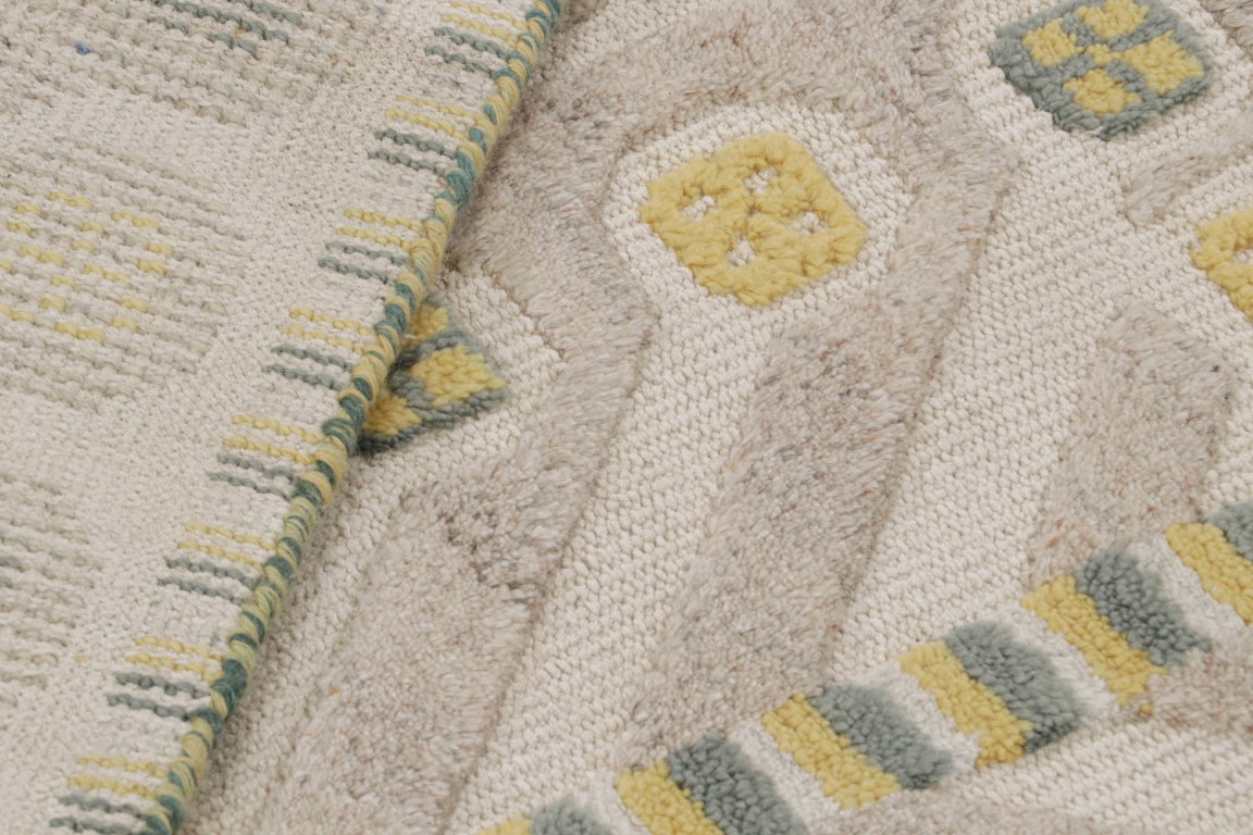 Scandinavian Rug with Geometric Patterns