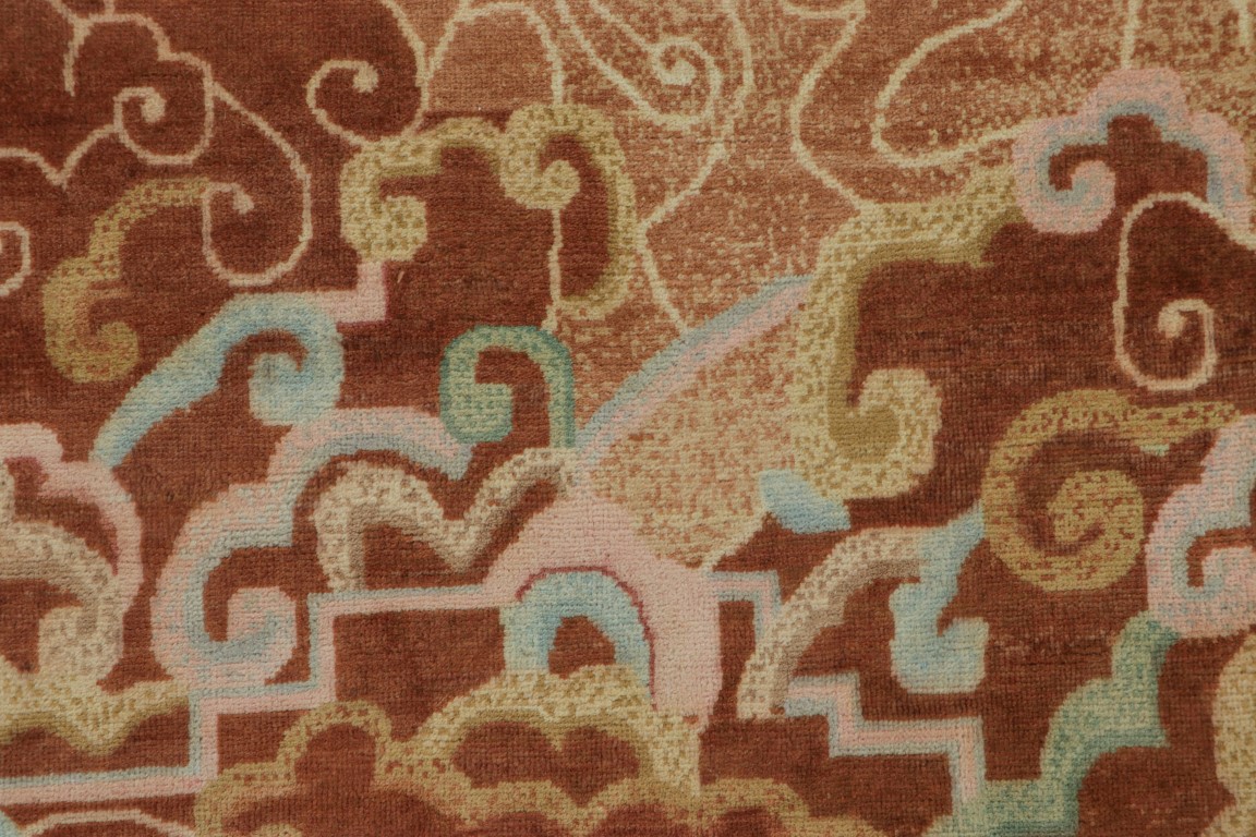 Chinese Art Deco Floral Rug