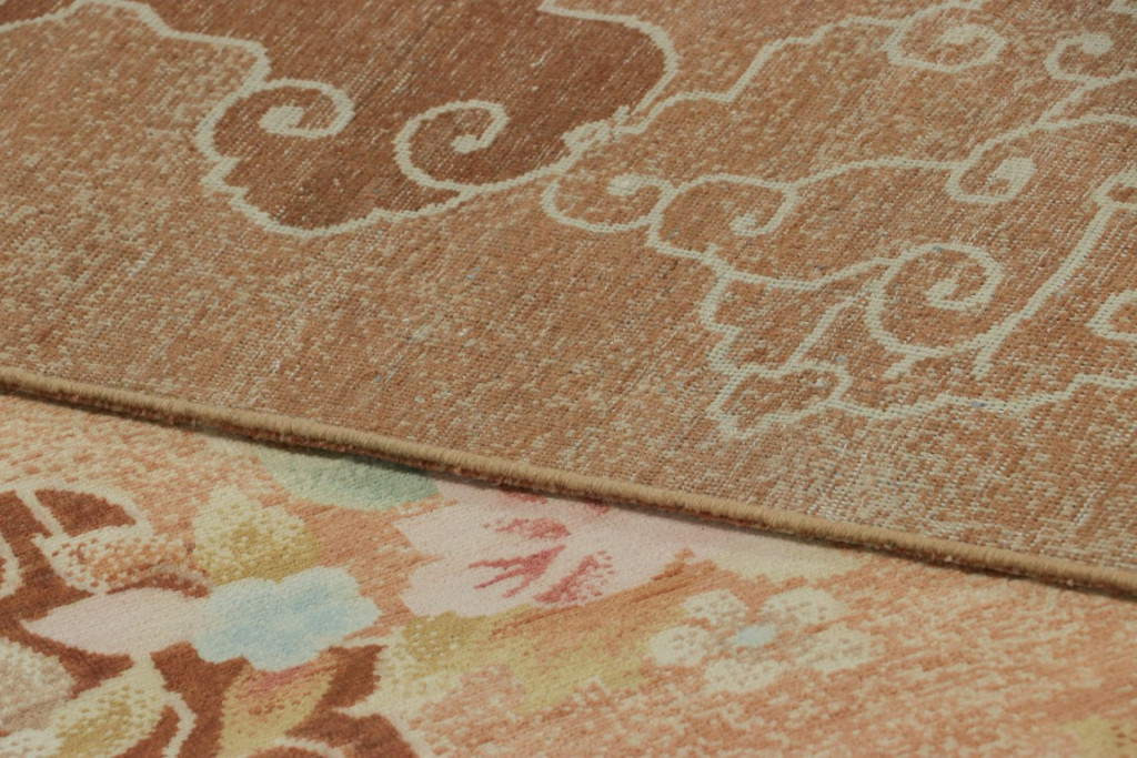 Chinese Art Deco Floral Rug