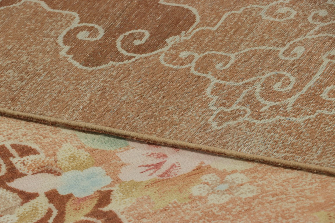 Chinese Art Deco Floral Rug