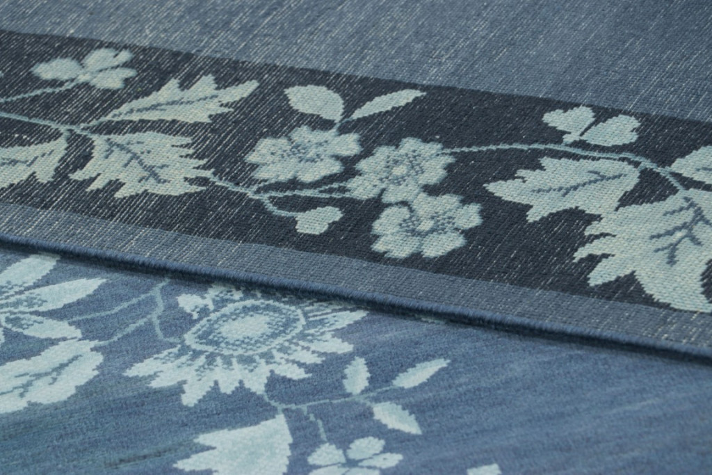 Chinese Art Deco Floral Rug