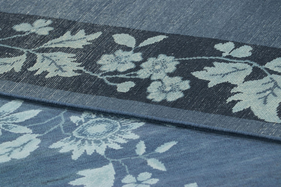Chinese Art Deco Floral Rug