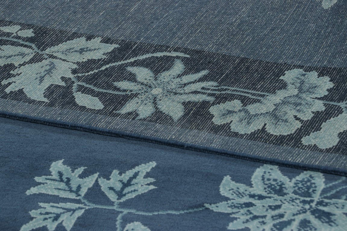 Chinese Art Deco Floral Rug
