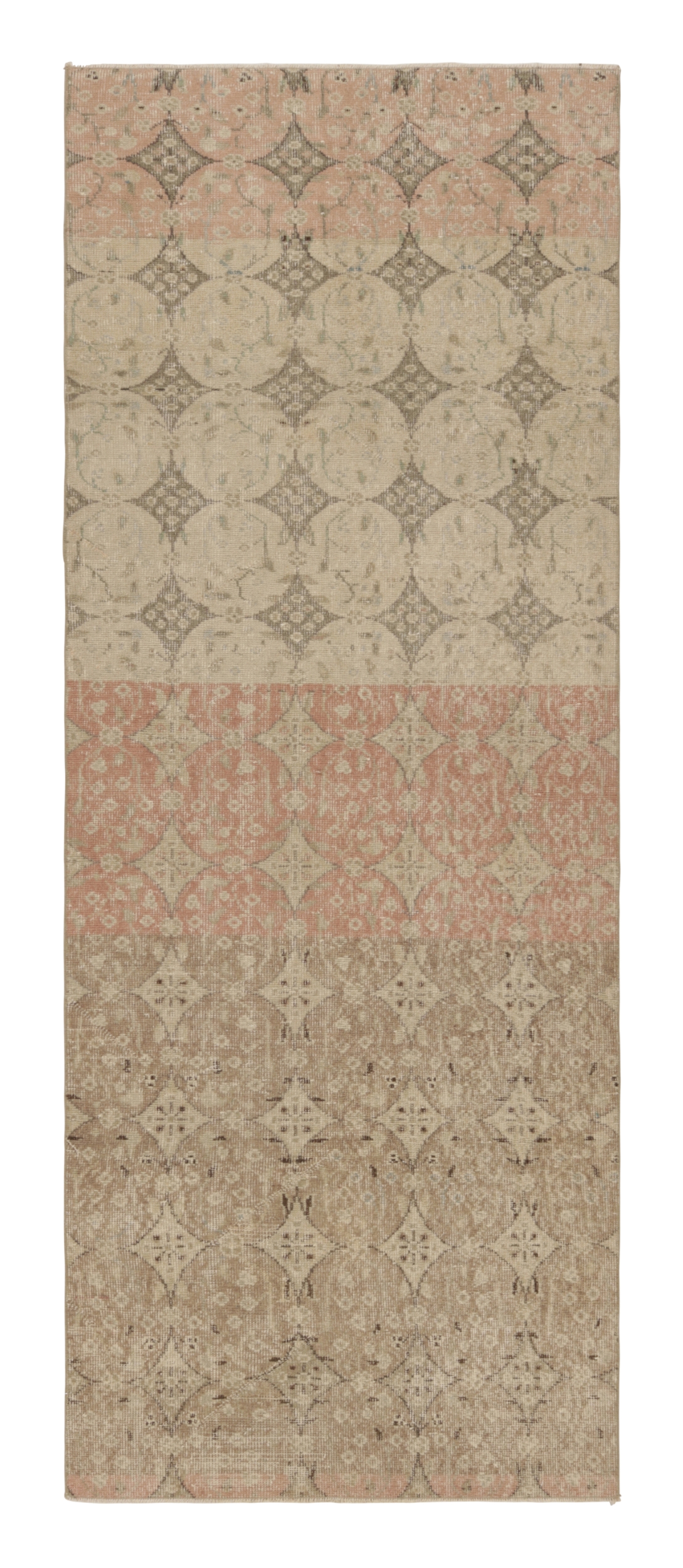 Vintage Turkish Geometric Runner