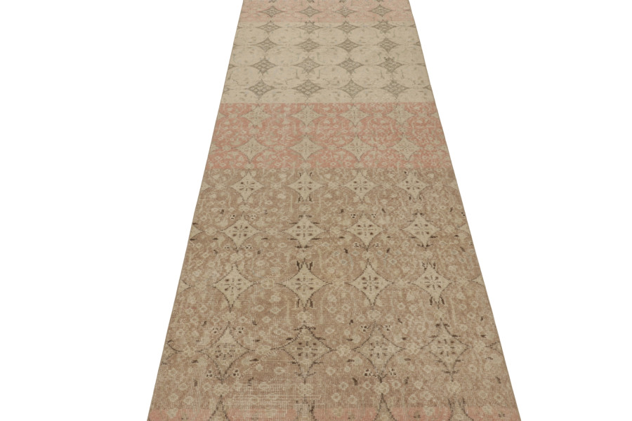Vintage Turkish Geometric Runner