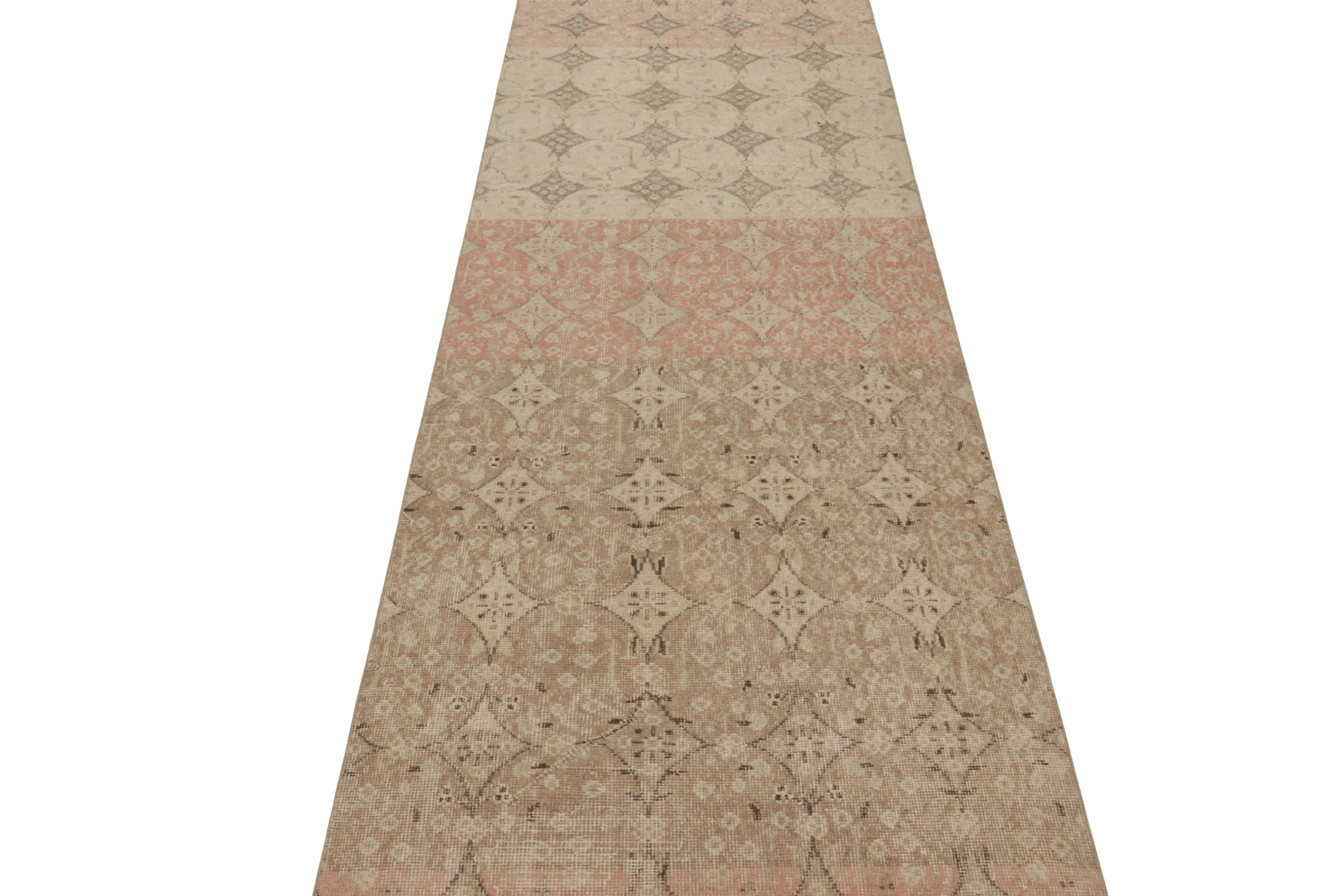 Vintage Turkish Geometric Runner
