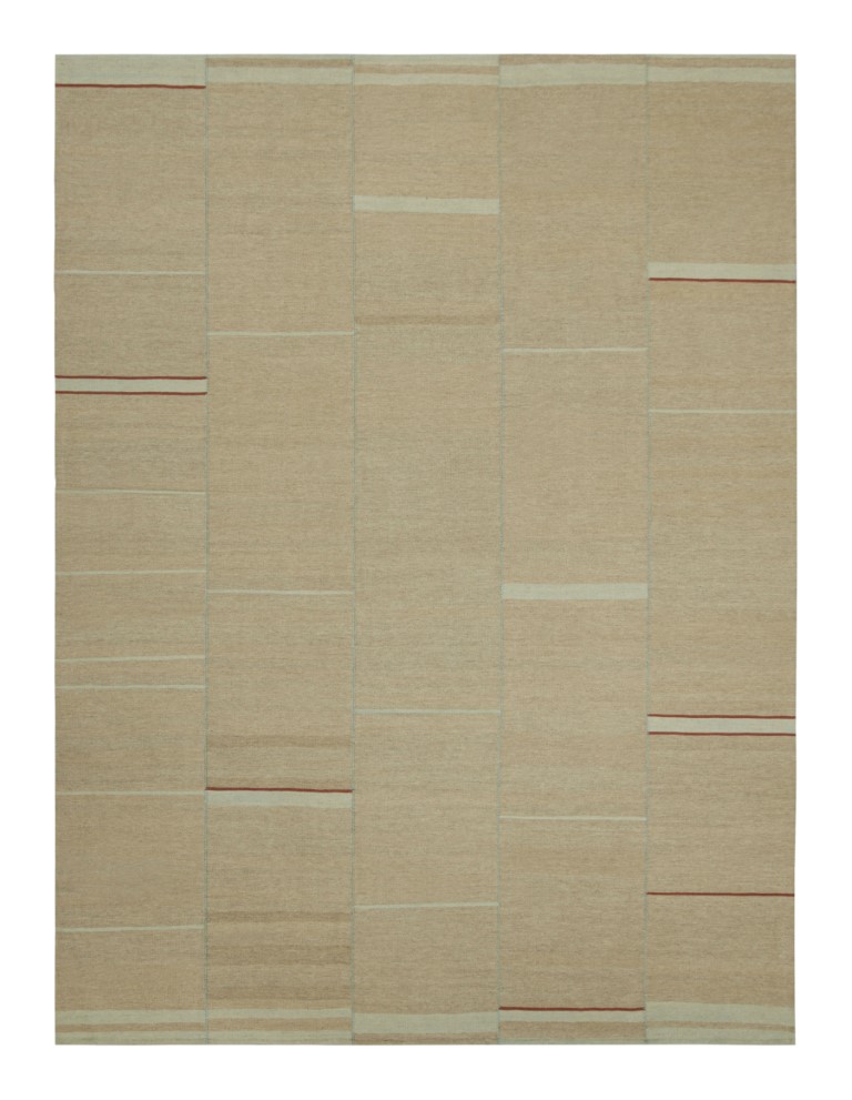 Contemporary Striped Kilim Rug