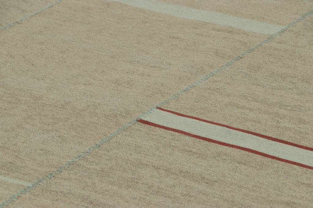 Contemporary Striped Kilim Rug